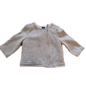 Baby Gap Sherpa Sweatshirt Zip up baby 6-12 months